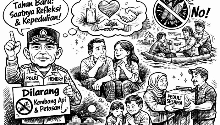 Tanpa Pesta Kembang Api, Malam Tahun Baru Saatnya Menundukkan Hati