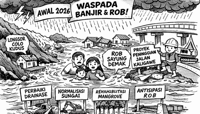 Mewaspadai Potensi Banjir dan Rob Awal 2026