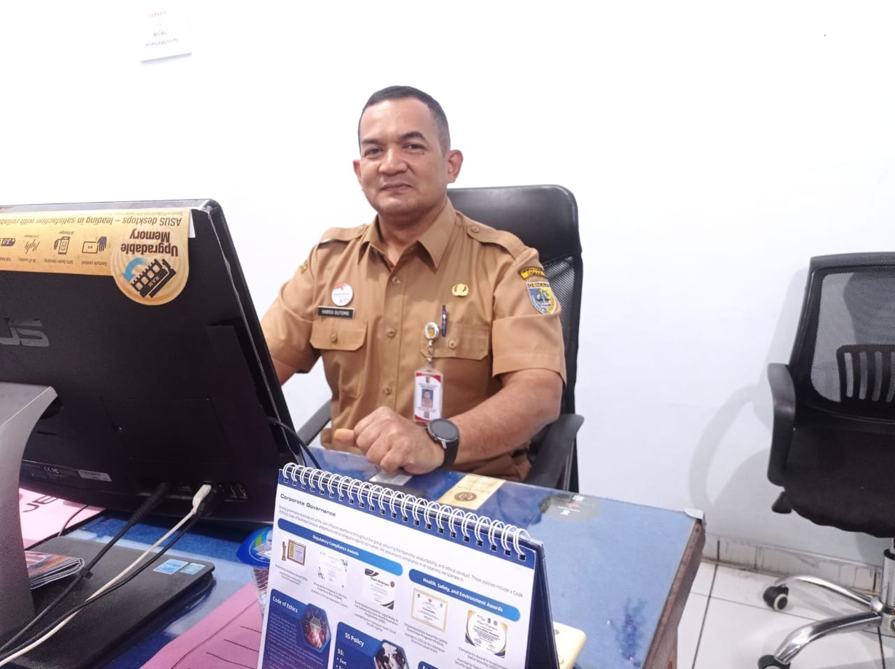 Kepala Bidang Aplikasi Informatika (Aptika) Dinkominfo Kabupaten Demak, Harso Gutomo.