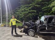 Satlantas Polres Tegal Tangani Laka Lantas Maut di Tol KM 274