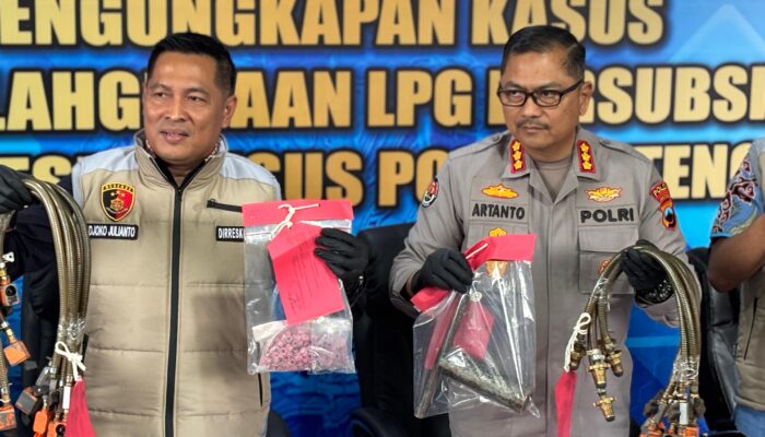 Polda Jateng Ungkap Penyalahgunaan Tabung Gas Subsidi, Empat Tersangka Diamankan