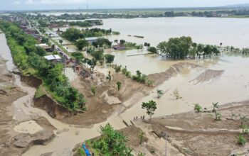 Kondisi pasca banjir di Kabupaten Grobogan, Jawa Tengah. Dok Pemprov Jateng.