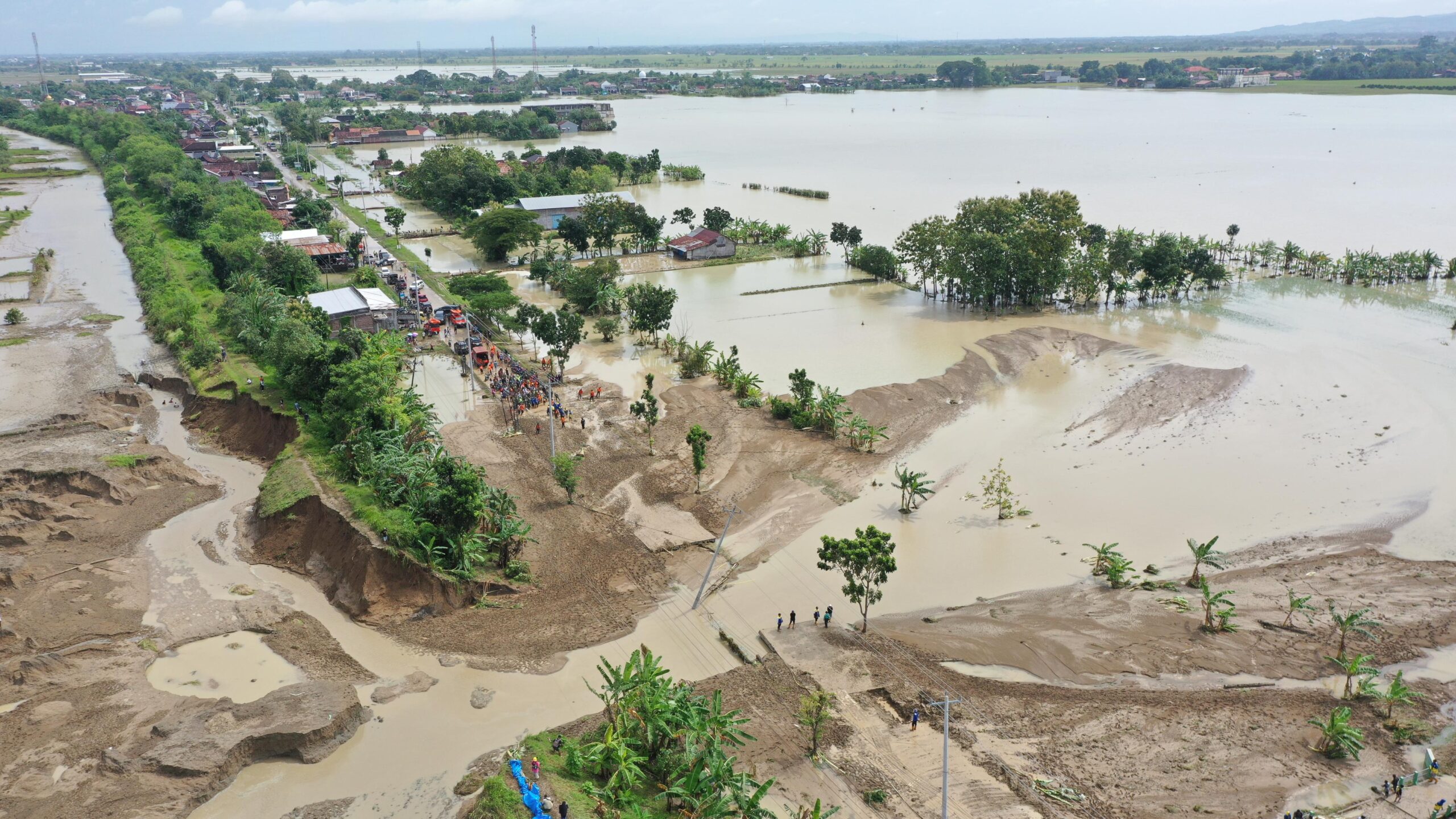 Kondisi pasca banjir di Kabupaten Grobogan, Jawa Tengah. Dok Pemprov Jateng.