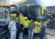 Satlantas Polres Demak Gelar Ramp Check Angkutan Umum Dukung Operasi Keselamatan Candi 2026