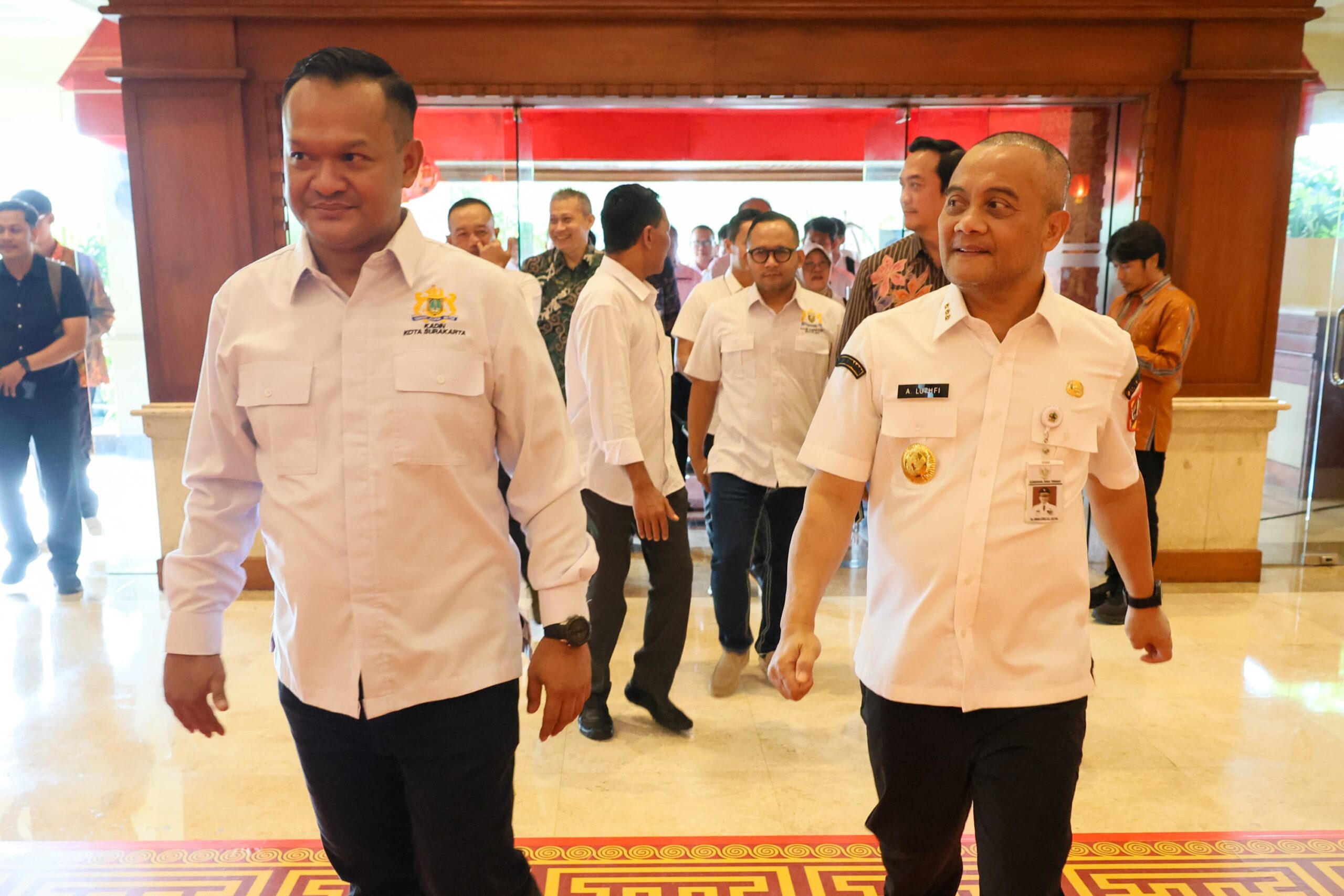 Gubernur Jawa Tengah, Luthfi seusai kegiatan Outlook Ekonomi Soloraya 2026 di The Sunan Hotel, Surakarta, Rabu 4 Februari 2026.