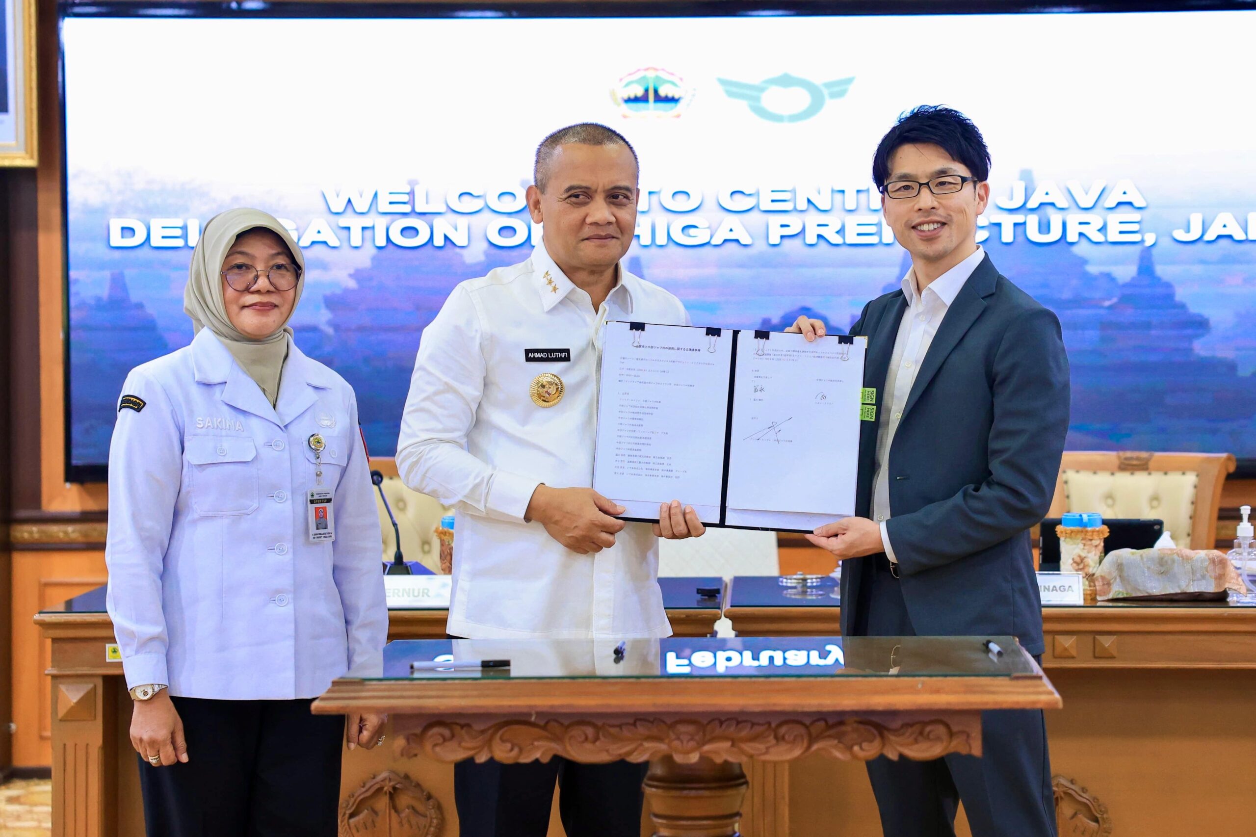 Gubernur Jawa Tengah, Ahmad Luthfi bertemu dengan Delegasi Prefektur Shiga di Kantor Gubernur, Rabu, 11 Februari 2026. Kolaborasi ini menjadi tindak lanjut Central Java Investment Business Forum yang digelar pada 8 Oktober 2025 dalam rangka Osaka Expo.