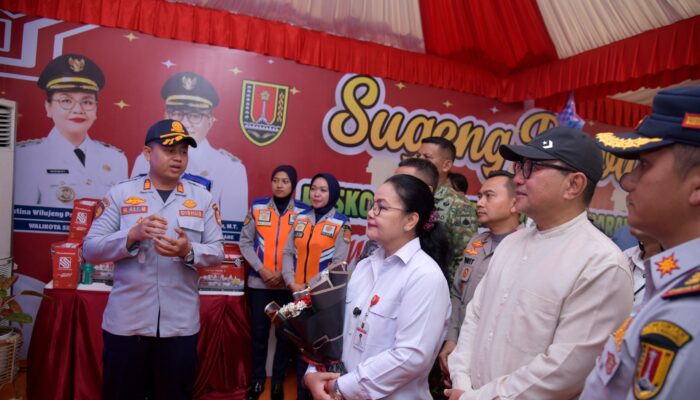 Pantau Posko Mudik, Wali kota Agustina Wilujeng Pastikan Pelayanan Berjalan Lancar
