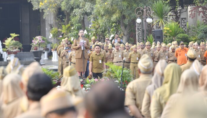 Wali Kota Semarang,  Agustina Wilujeng Apresiasi ASN Jaga Kota Semarang Kondusif Selama Libur Lebaran