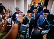 Gubernur Jawa Tengah Ahmad Luthfi memberikan keterangan pers terkait penguatan modal UMKM usai Rapat Paripurna di DPRD Jateng, Senin 8 Juni 2026 (foto: Pemprov Jateng)