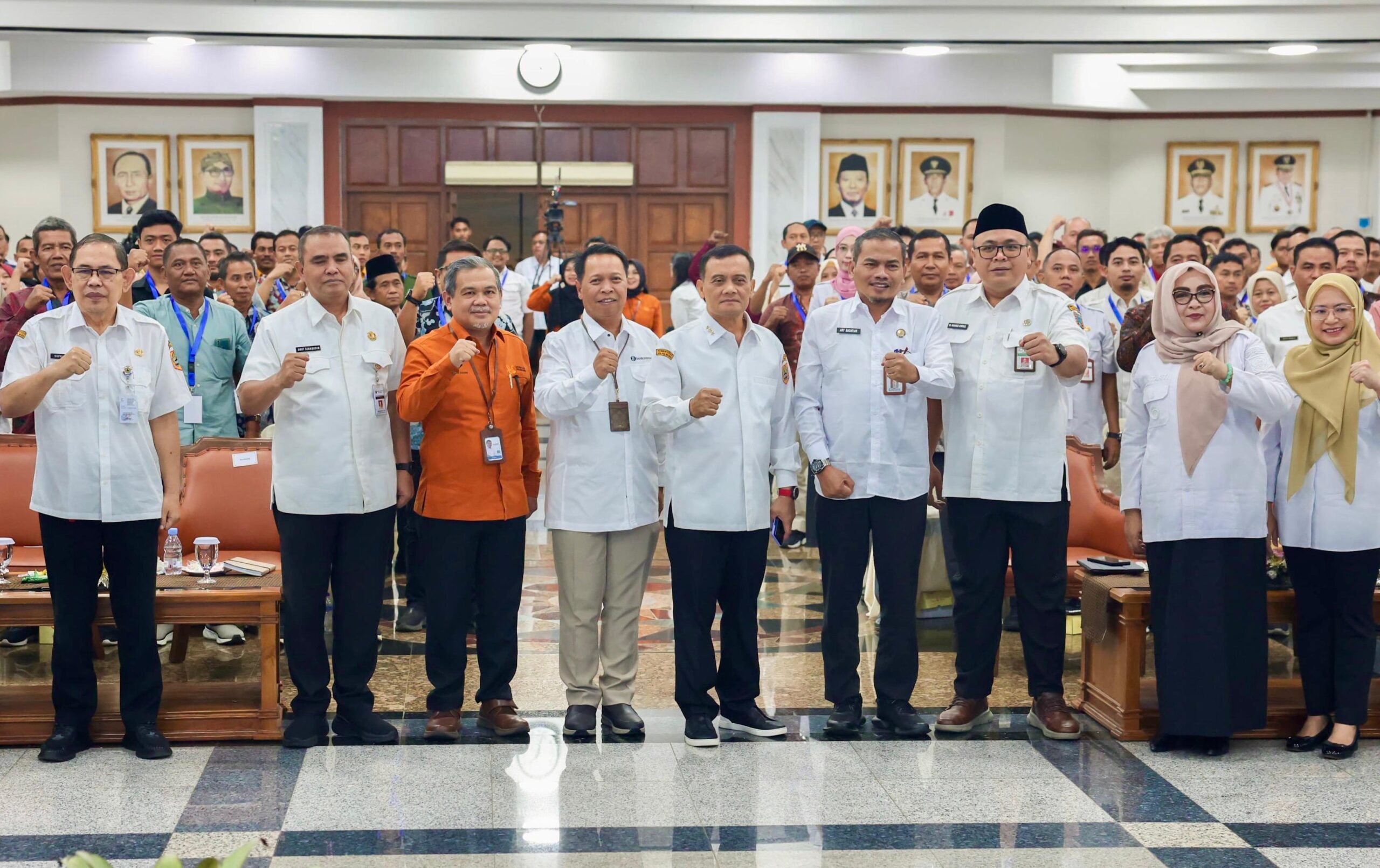 Ratusan produsen dan offtaker komoditas pangan strategis bertemu dalam Rakor TPID di Semarang, Rabu 10 Juni 2026 (foto: Pemprov Jateng)
