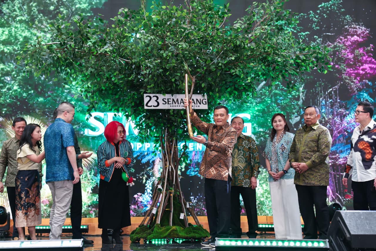 Gubernur Jateng Ahmad Luthfi meresmikan 23 Semarang Shopping Center di kawasan Pearl of Java City, Sabtu 13 Juni 2026 (foto: Pemprov Jateng)