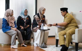 Wagub Jateng Taj Yasin Maimoen menerima petugas Sensus Ekonomi 2026 dinas, 15 Juni 2026 (foto: Pemprov Jateng)