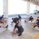 Personel ARFF Bandara Ahmad Yani mengikuti Physical Fitness Test di Fire Station (foto: Angkasa Pura)