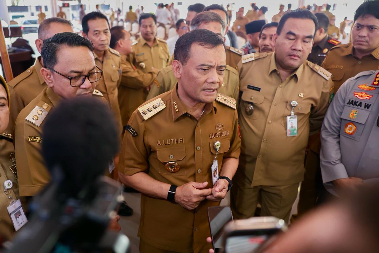 Gubernur Jateng Ahmad Luthfi menghadiri peresmian IJD 2025 secara daring dari Pati (foto: Pemprov Jateng)