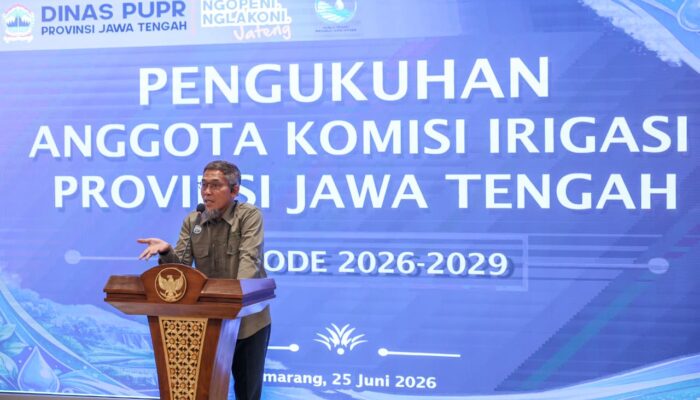 Komisi Irigasi Jateng 2026–2029 Resmi Dikukuhkan