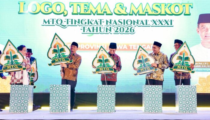 Menteri Agama dan Gubernur Jateng Resmikan Logo MTQ Nasional XXXI