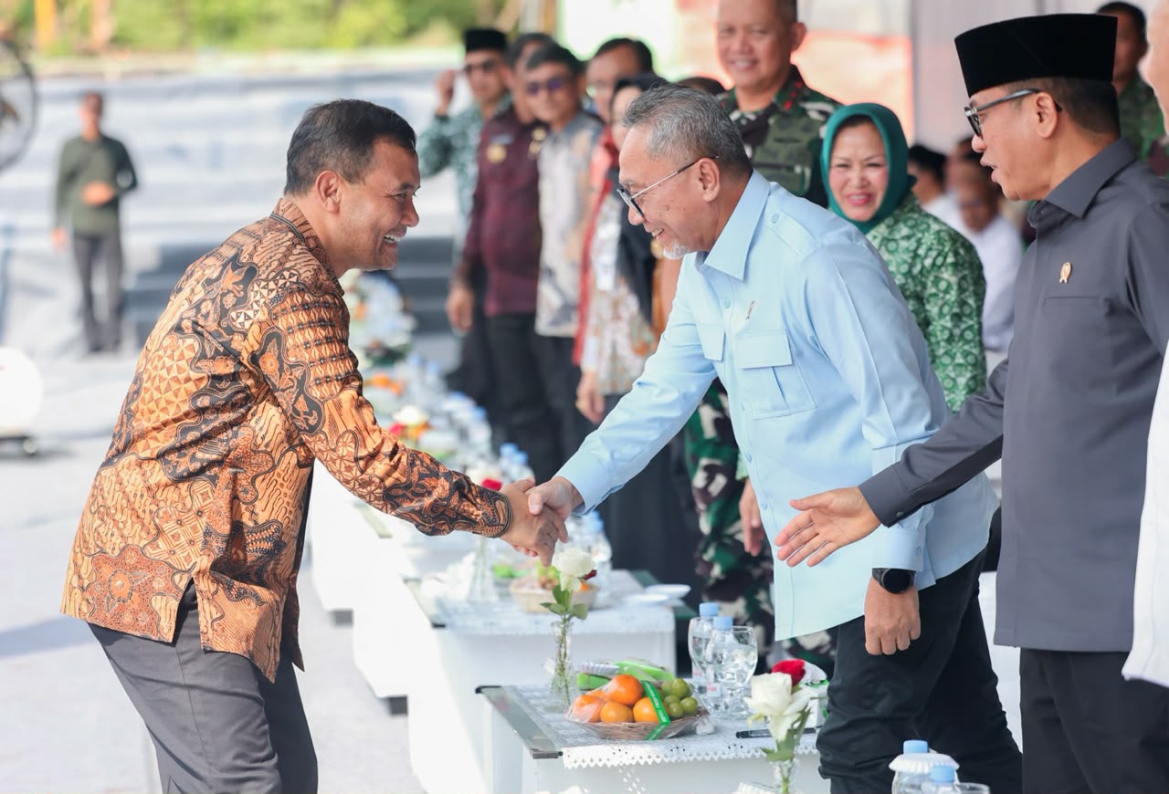 Gubernur Jateng Ahmad Luthfi bertemu dengan Menteri Koordinator Bidang Pangan Zulkifli Hasan dalam kegiatan Dukungan Asta Cita Presiden RI di Semarang, Sabtu 27 Juni 2026 (foto: Pemprov Jateng)