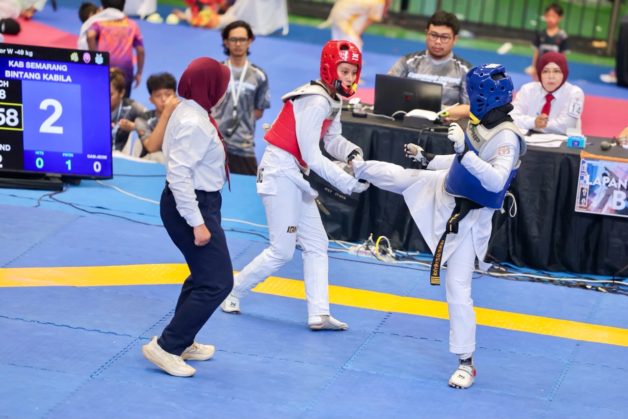 Gubernur Jateng Cup Taekwondo Open Tournament 2026 di GOR Jatidiri Semarang (foto: Pemprov Jateng)