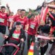 Gubernur Jateng Ahmad Luthfi berlari sambil mendorong kursi roda putranya di Soekarno Run 2026 28 Juni 2026 pagi (foto: Pemprov Jateng)