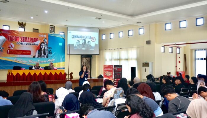 Diskominfo Kenalkan PPID, Lapor Semar, dan Call Center 112 kepada Mahasiswa USM