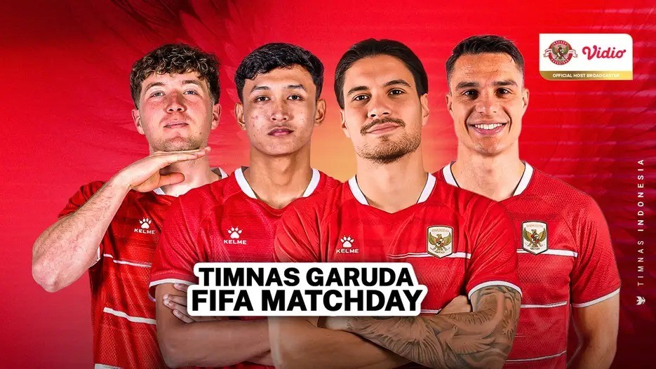 Link live streaming Timnas Indonesia (foto: Vidio)