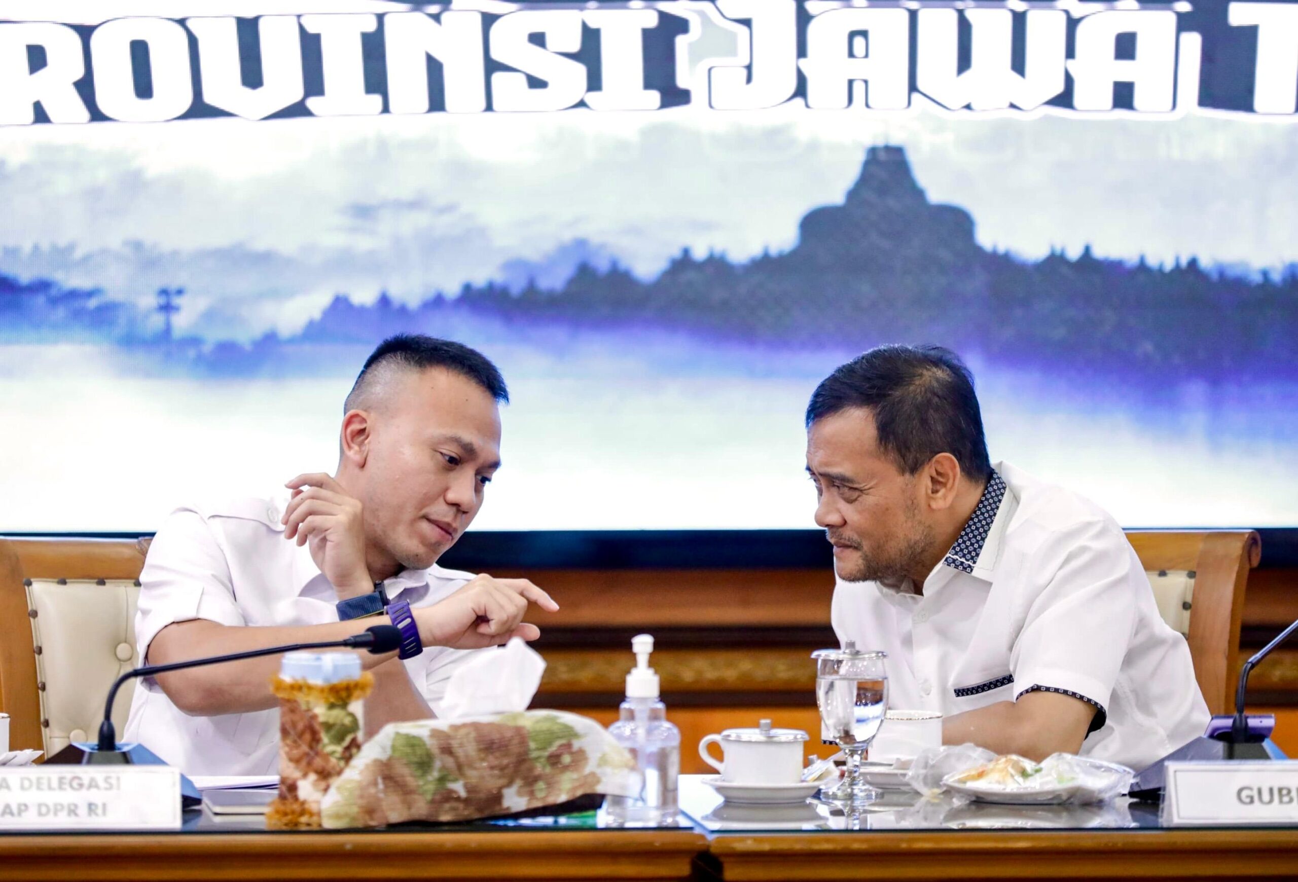 Gubernur Jawa Tengah Ahmad Luthfi saat menerima kunjungan kerja delegasi BKSAP DPR RI di Kantor Gubernur, 1 Juli 2026 (foto: Pemprov Jateng)