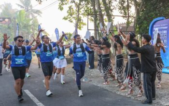 Ribuan pelari meramaikan Rupiah Borobudur Playon 2026, dana pendaftaran disalurkan untuk program pengelolaan sampah desa (foto: Pemprov Jateng)