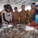 Gubernur Jateng Ahmad Luthfi meninjau panen raya udang vaname di Kawasan Industri Wijayakusuma, Semarang, Senin 6 Juli 2026 (foto: Pemprov Jateng)