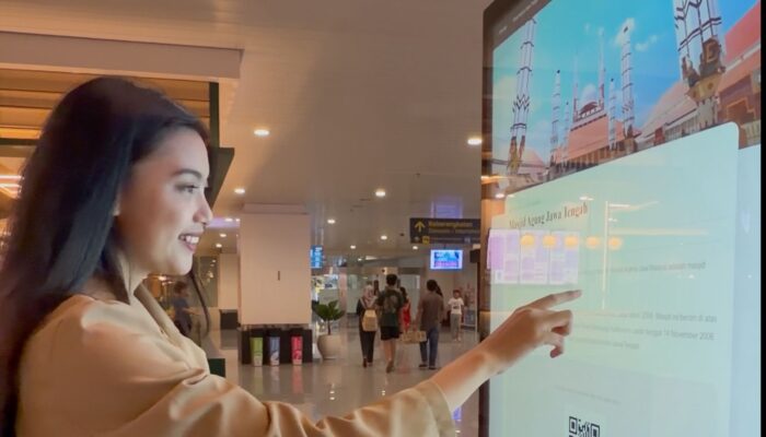 Bandara Ahmad Yani Semarang Jadi Smart Airport dengan Digital Wayfinding