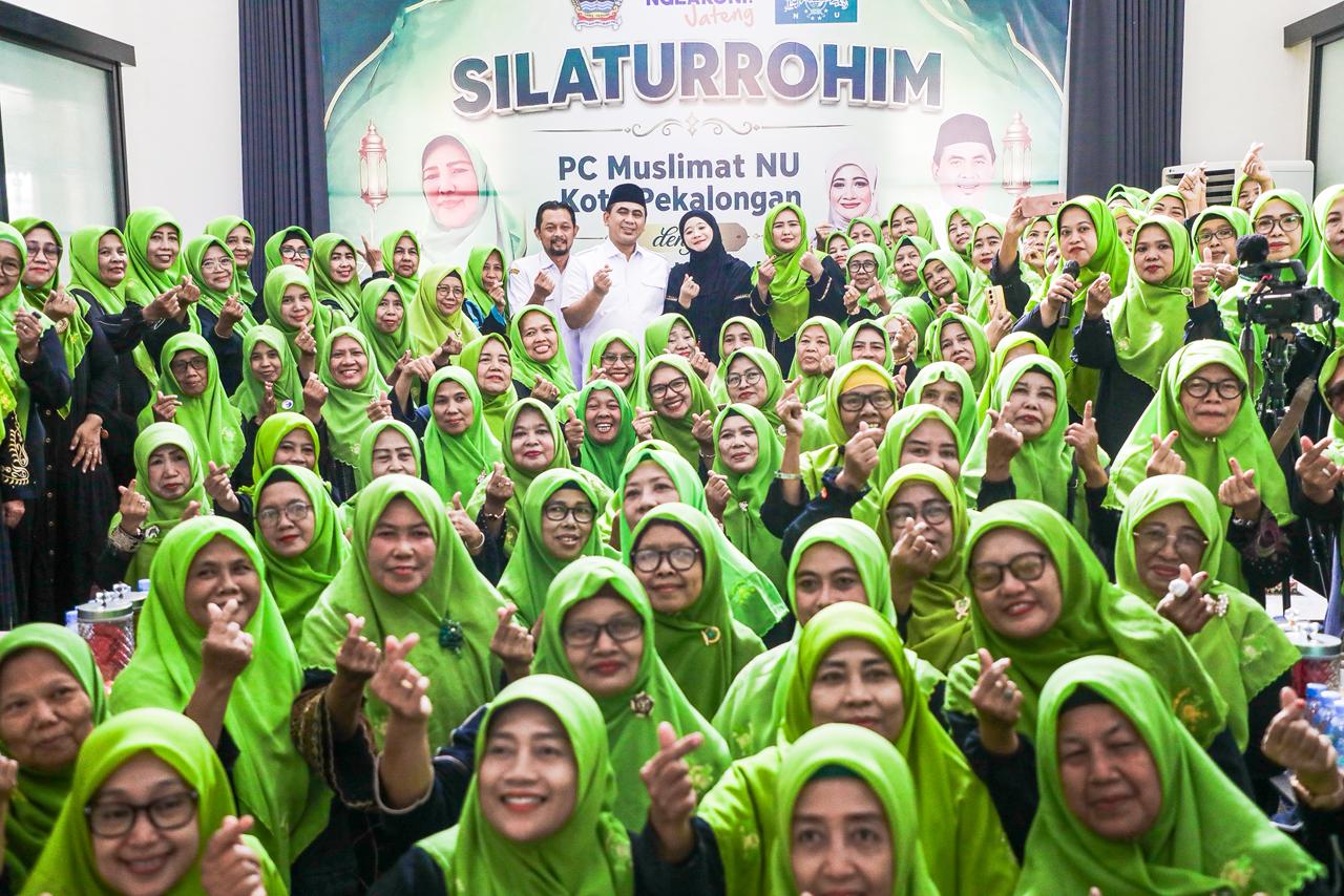 Silaturahim Muslimat NU Pekalongan di rumah dinas Wakil Gubernur Jateng, Rabu 8 Juli 2026 (foto: Pemprov Jateng)