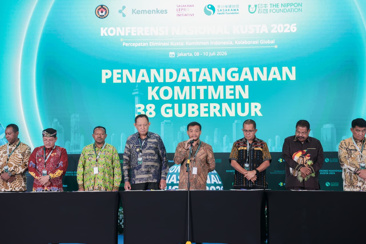 Gubernur Jateng Ahmad Luthfi saat Konferensi Nasional Kusta 2026 di Jakarta, Jumat 10 Juli 2026 (foto: Pemprov Jateng)