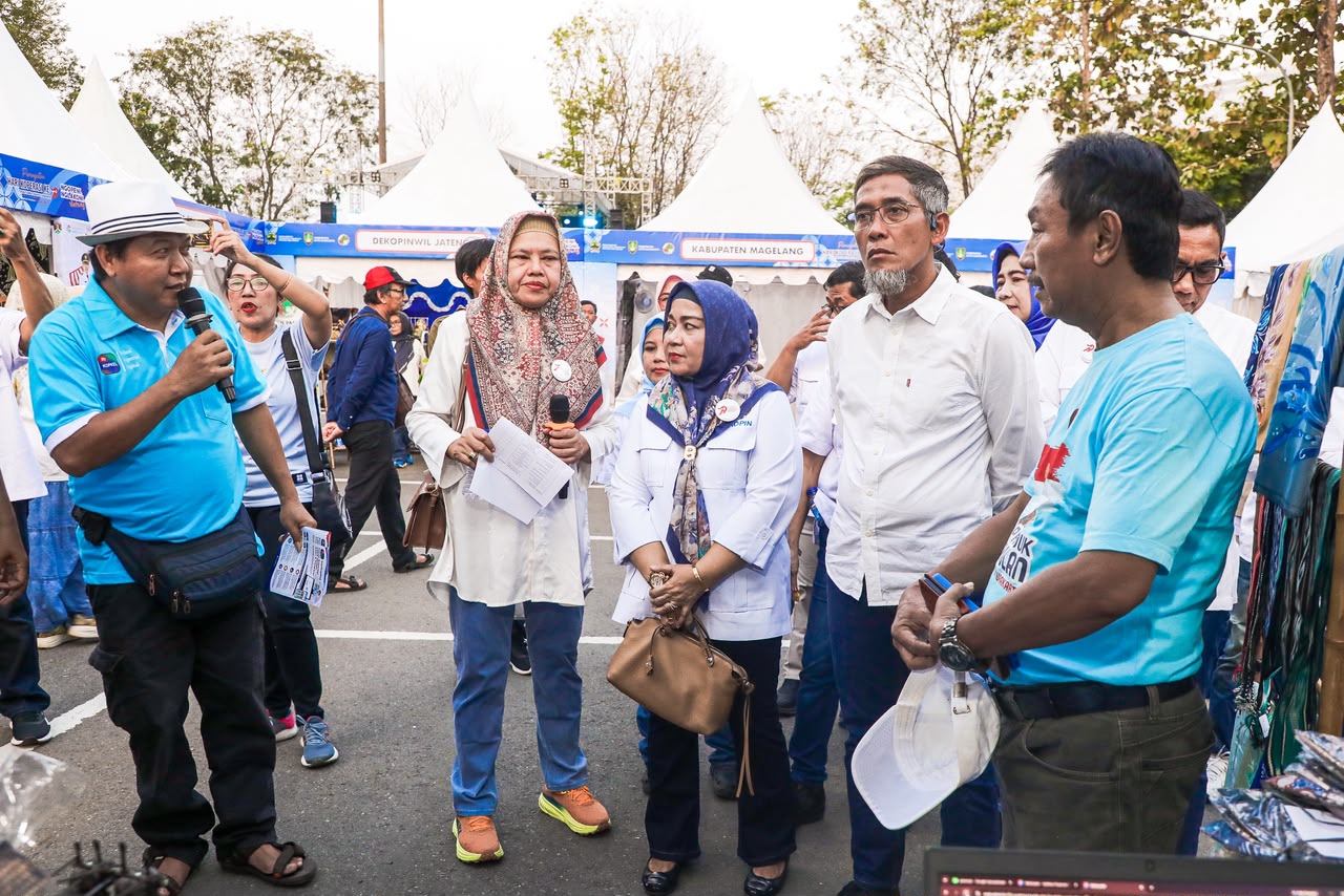 KKMP Banjarsari tampilkan produk UMKM di Gelar Produk Koperasi Surakarta (foto: Pemprov Jateng)