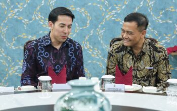 Gubernur Jateng Ahmad Luthfi bertemu COO Sembcorp Industries Gareth Wong di Semarang 21 Juli 2026 (foto: Pemprov Jateng)
