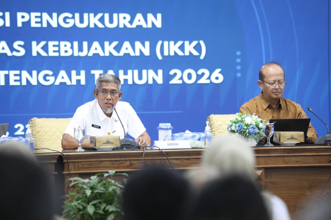 Sekda Jateng Sumarno membuka forum optimalisasi capaian IKK di Semarang (foto: Pemprov Jateng)