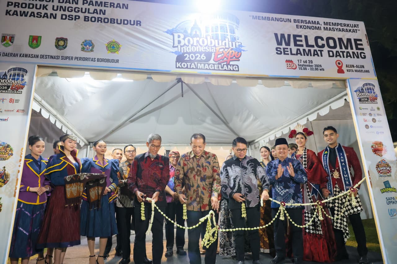 Pembukaan Borobudur Indonesia Expo 2026 di Alun-Alun Kota Magelang, Kamis, 17 September 2026 (Foto: Pemprov Jateng)