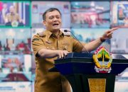 Gubernur Jawa Tengah Ahmad Luthfi dalam pelantikan pimpinan tinggi pratama yang baru di Gedung Gradhika Bhakti Praja, Semarang, Senin, 21 September 2026 (foto: Pemprov Jateng)