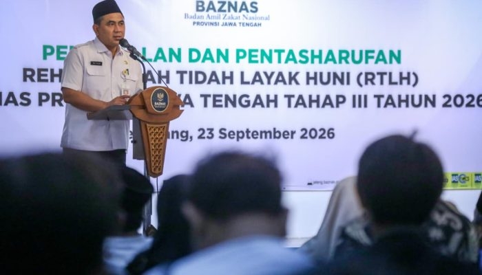 Kejar Target Kemiskinan 8,70 Persen, Pemprov Jateng dan Baznas Sinergi Salurkan Bantuan RTLH