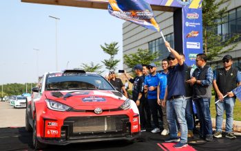 Gubernur Jawa Tengah Ahmad Luthfi meninjau langsung penyelenggaraan Kejurnas Sprint Rally Putaran 4 di Batang (foto: Pemprov Jateng)