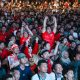 Suasana nonton bareng final FIFA ASEAN Cup 2026 di halaman kantor Gubernur Jateng (foto: Pemprov Jateng)