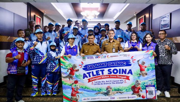Pertahankan Status Juara Umum, Ahmad Luthfi Lepas Atlet SOIna Jateng ke PeSONas II NTT