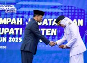 Lantik Wabup Klaten Mahanni Yulindha, Ahmad Luthfi Tekankan Collaborative Government dan Pengentasan Kemiskinan
