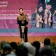 Gubernur Jawa Tengah Ahmad Luthfi memberikan arahan pada Rakornas Forum Perguruan Tinggi dalam Pemberdayaan Masyarakat di Balairung UKSW Salatiga, Kamis, 15 Oktober 2026 (foto: Pemprov Jateng)
