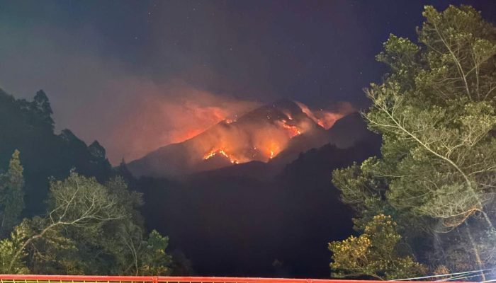 Karhutla Gunung Lawu Belum Padam Total, Heli BNPB Disiagakan untuk Water Bombing