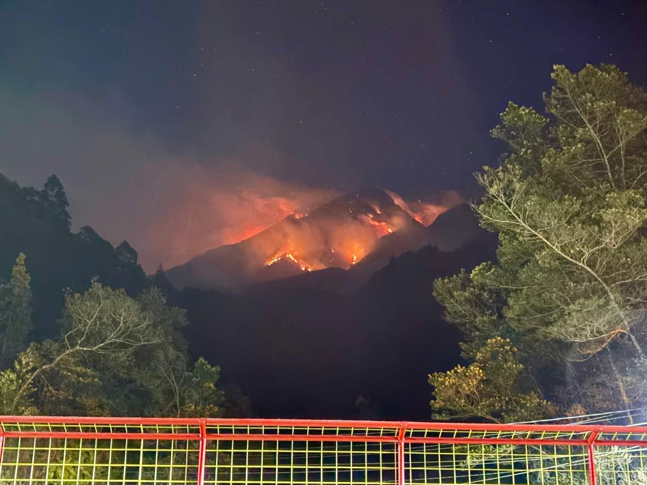 Karhutla di gunung (foto: Pemprov Jateng)