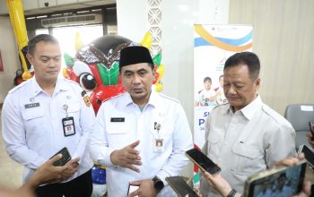 Wakil Gubernur Jawa Tengah Taj Yasin Maimoen memberikan keterangan pers terkait kesiapan dan dampak ekonomi penyelenggaraan Porprov Jateng XVII 2026 di Kantor Gubernur Jateng, Semarang, Rabu, 21 Oktober 2026 (foto: Pemprov Jateng)