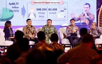 Gubernur Ahmad Luthfi memberikan sambutan dalam Forum Investasi Jawa Tengah di KEK Industropolis Batang, Jumat (23/10/2026). (Foto: Dok. Humas Pemprov Jateng)