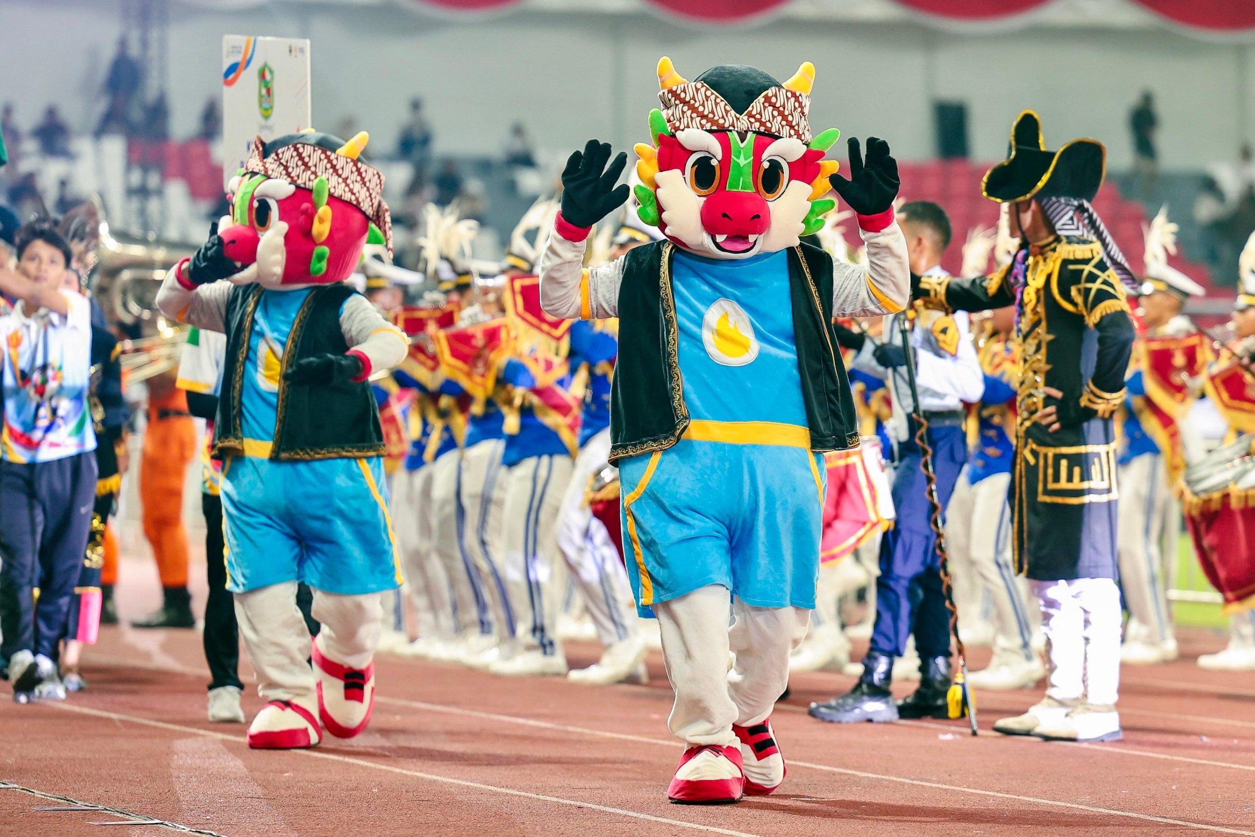 Pembukaan Porprov XVII Jawa Tengah 2026 di Stadion Jatidiri, Kota Semarang, Minggu (25/10/2026). (Foto: Dok. Humas Pemprov Jateng)